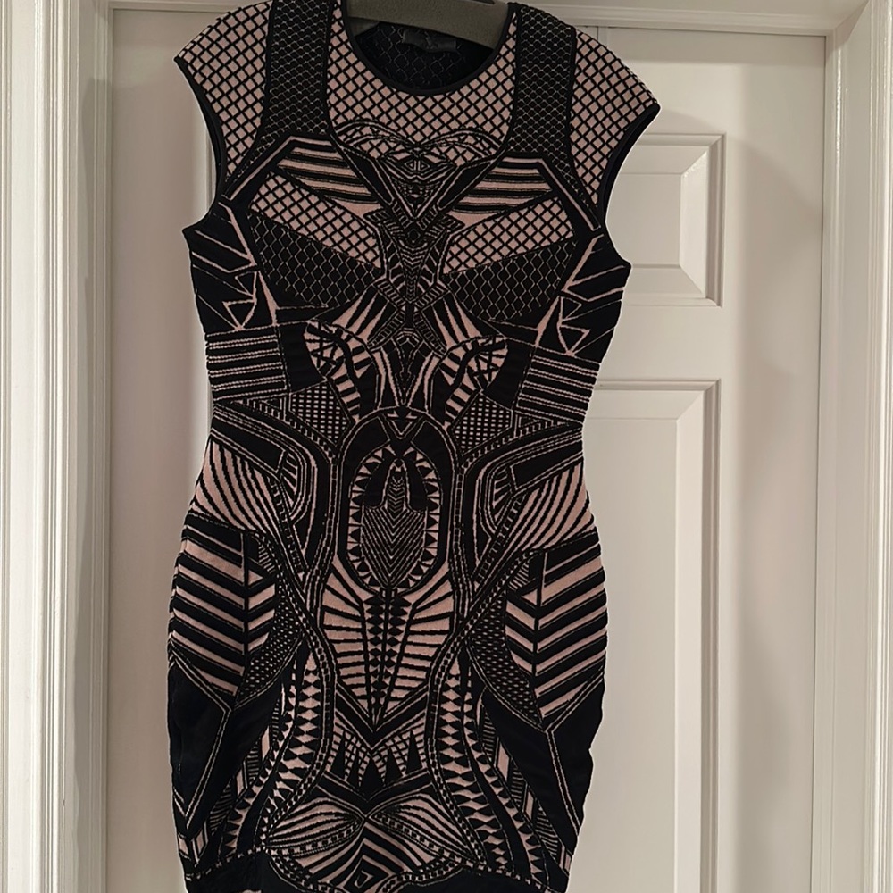 RVN printed mini dress
